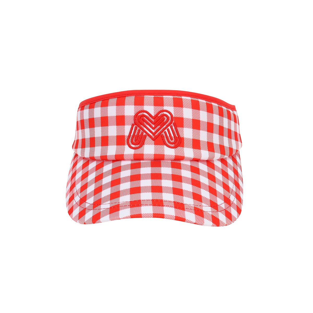 마틴골프(MARTINE GOLF) Gingham Check Sunvisor_Red