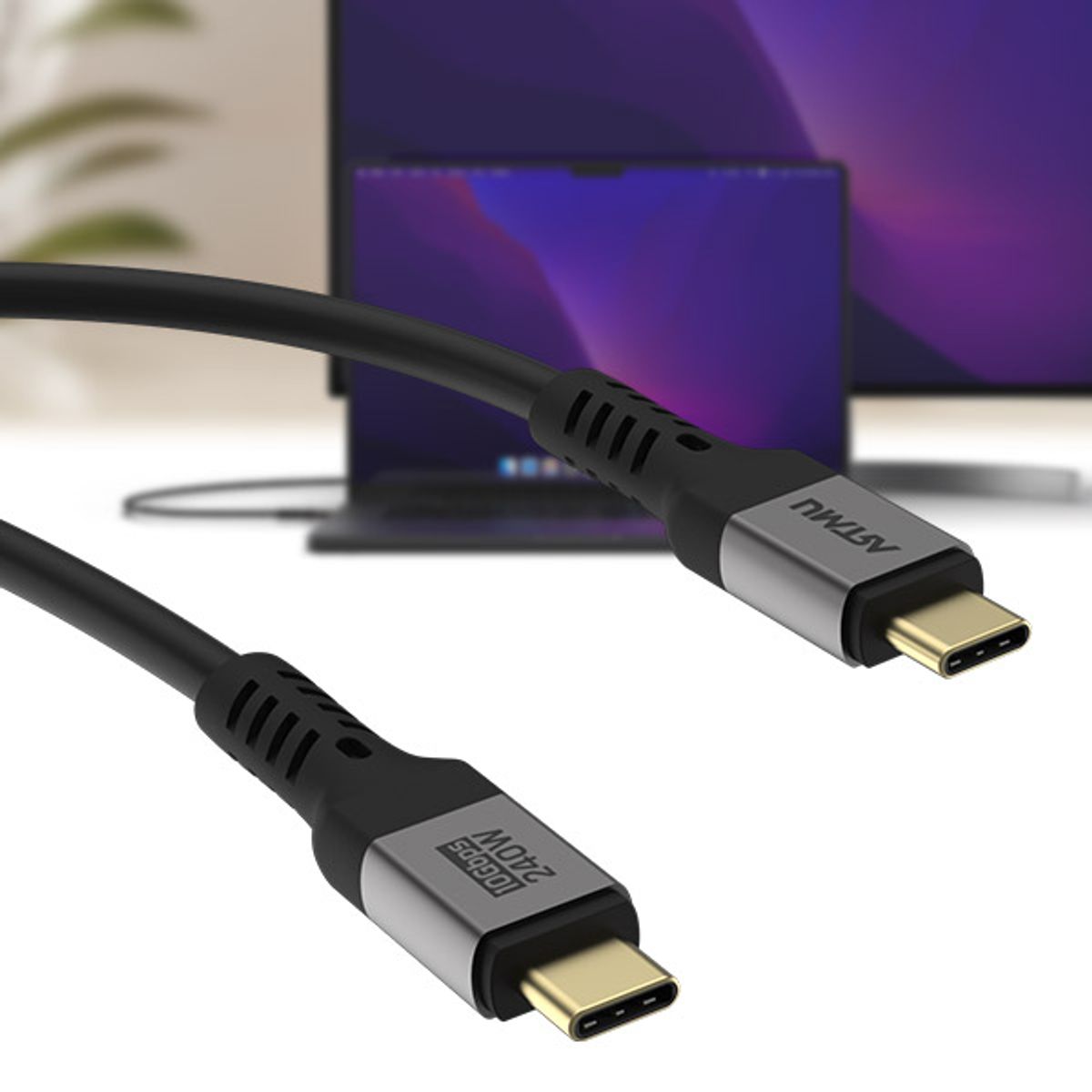 아트뮤(ARTMU) USB-IF 인증 USB4 240W EPR 40Gbps 20Gbps 케이블 2m
