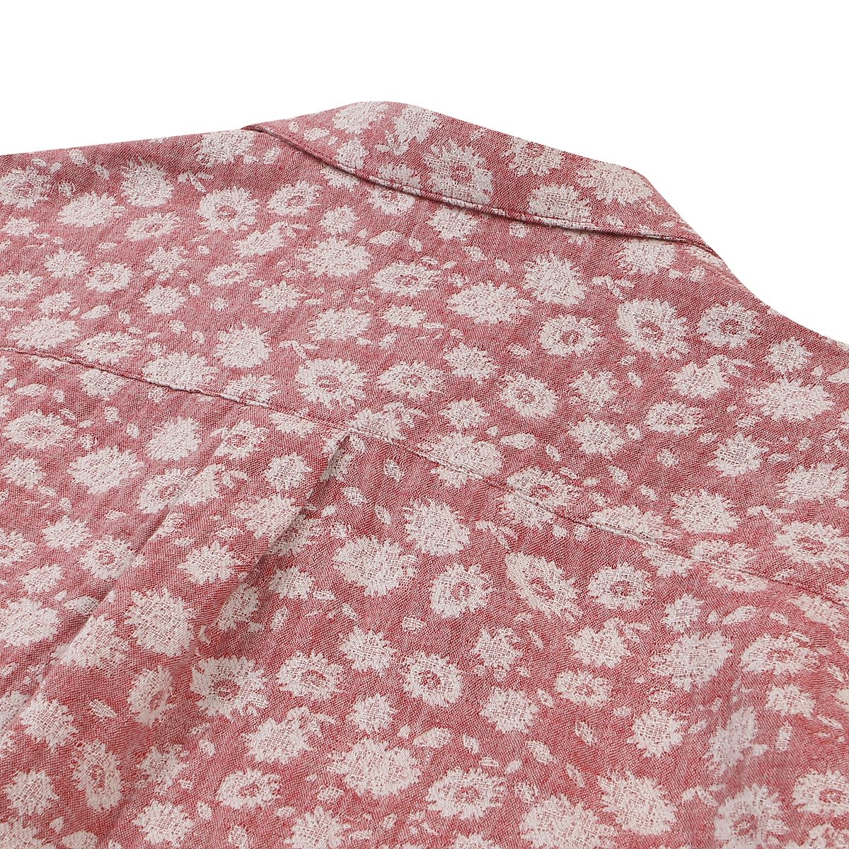 펜필드(PENFIELD) FLOWER JACQUARD HALF SHIRTS PINK_FQ2WR18U