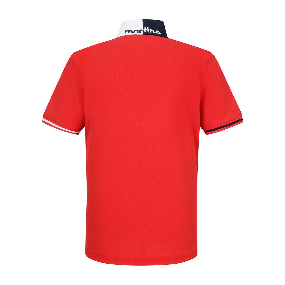 마틴골프(MARTINE GOLF) Half&Half Collar Polo Shirts_Red (Men)