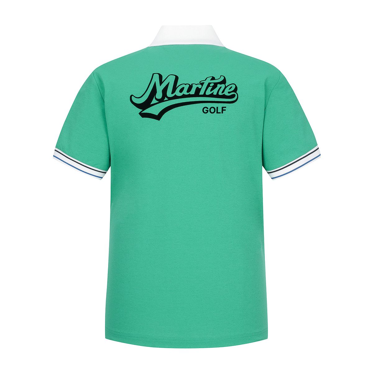 마틴골프(MARTINE GOLF) V Neck Polo Shirts_Green (Men)