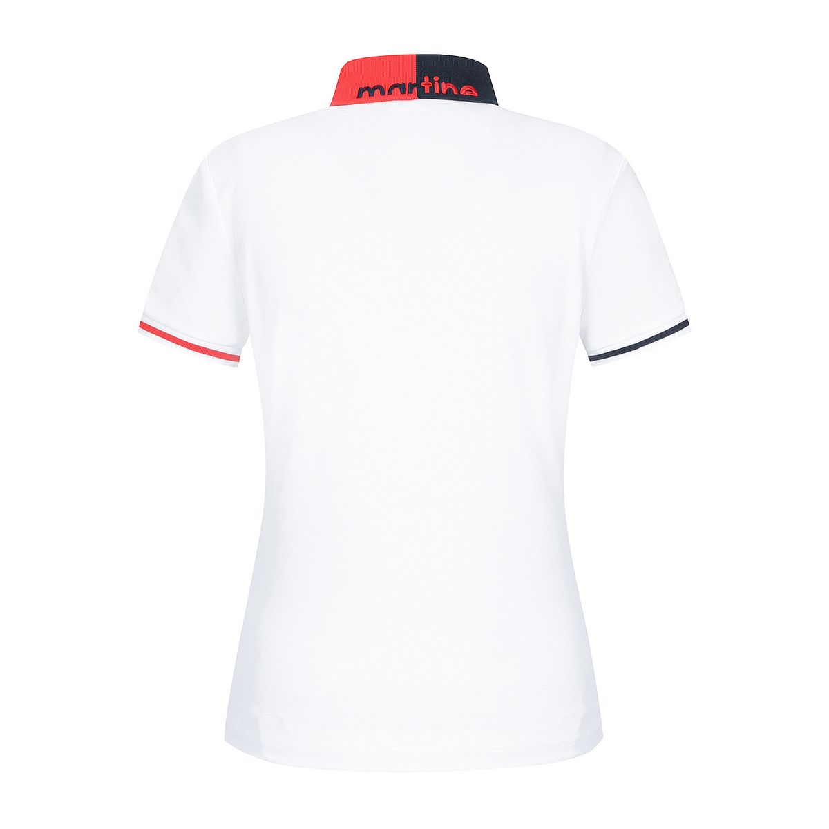 마틴골프(MARTINE GOLF) Half&Half Collar Polo Shirts_White