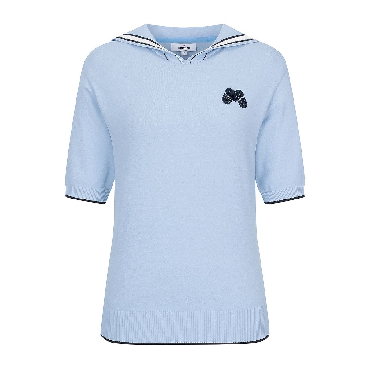 마틴골프(MARTINE GOLF) Martine Sailor Collar Knit_S/Blue