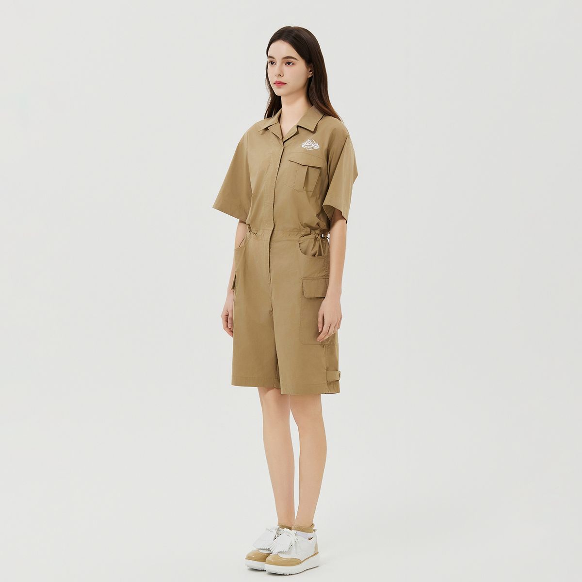 마틴골프(MARTINE GOLF) Back Martine Logo Jumpsuit_Beige