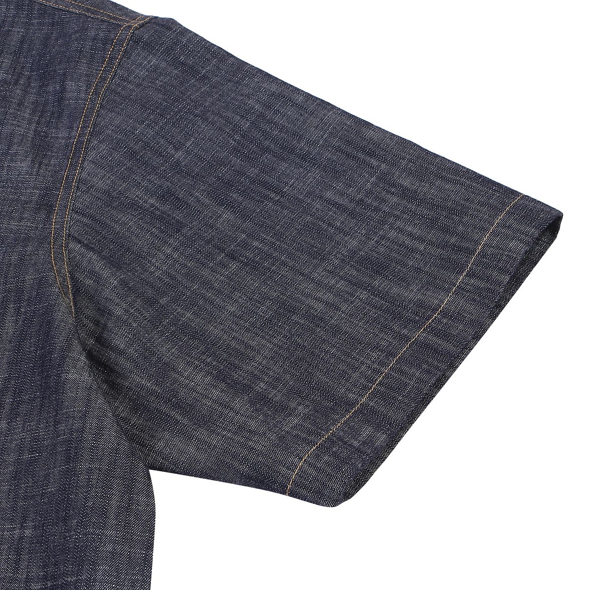 펜필드(PENFIELD) WASHED DENIM HALF SHIRT INDIGO_FQ2WR80U