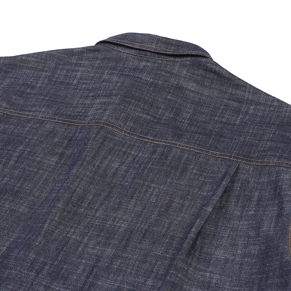 펜필드(PENFIELD) WASHED DENIM HALF SHIRT INDIGO_FQ2WR80U