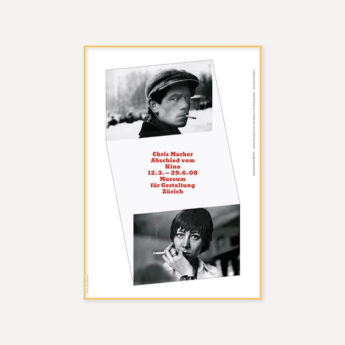 그릿시즌(GREET SEASON) 크리스 마르케 A farewell to the cinema, 2008 (액자 포함)