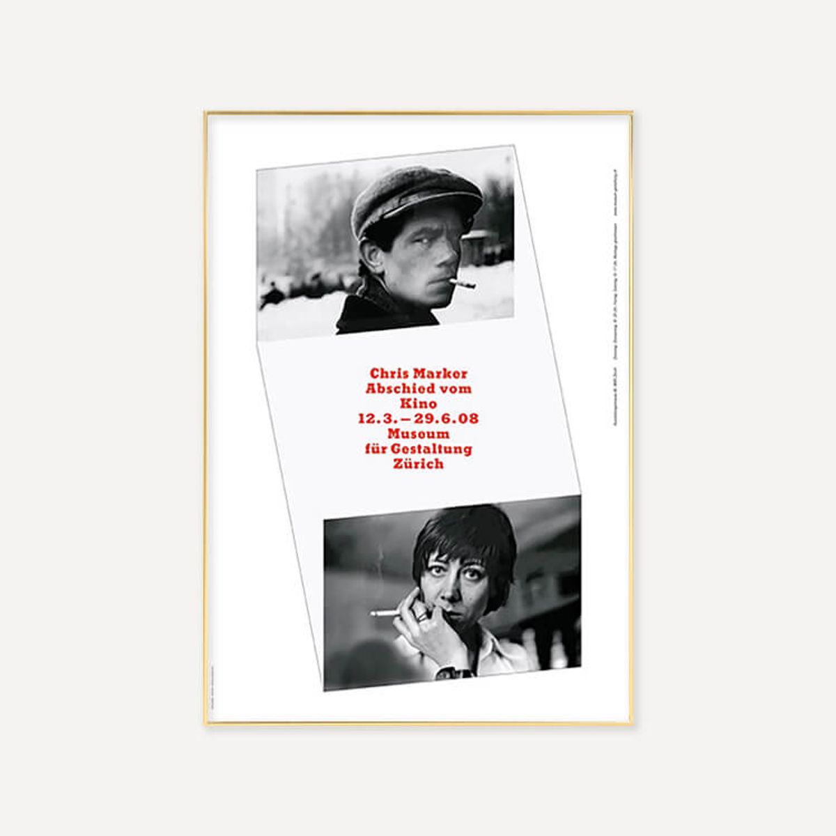 그릿시즌(GREET SEASON) 크리스 마르케 A farewell to the cinema, 2008 (액자 포함)