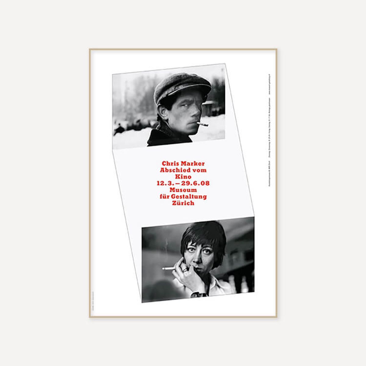 그릿시즌(GREET SEASON) 크리스 마르케 A farewell to the cinema, 2008 (액자 포함)