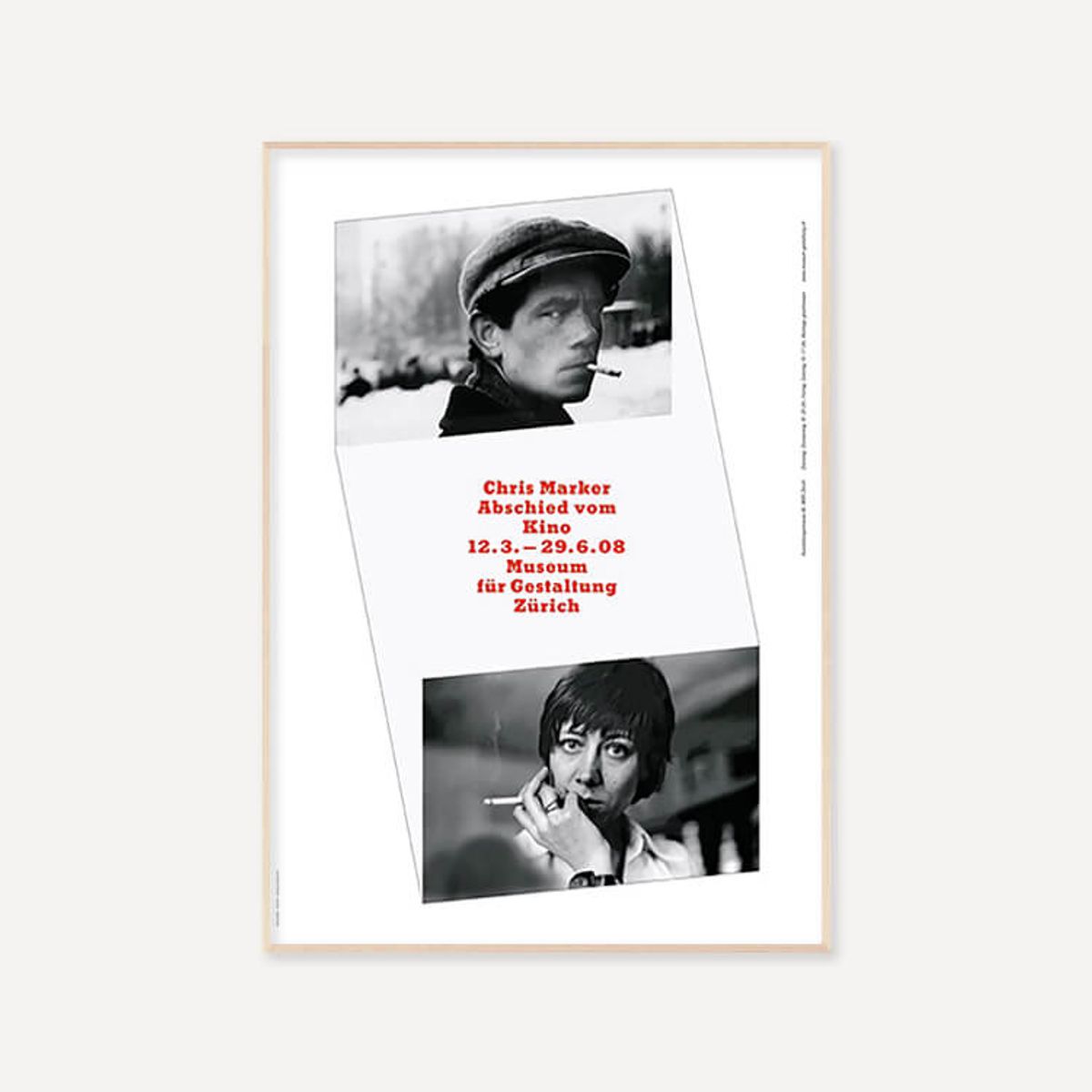 그릿시즌(GREET SEASON) 크리스 마르케 A farewell to the cinema, 2008 (액자 포함)