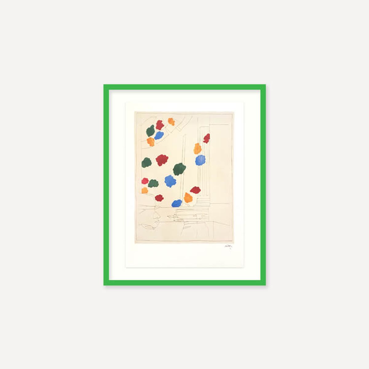 그릿시즌(GREET SEASON) 발레리오 아다미 Gorki a Capri, 1975 (액자 포함)