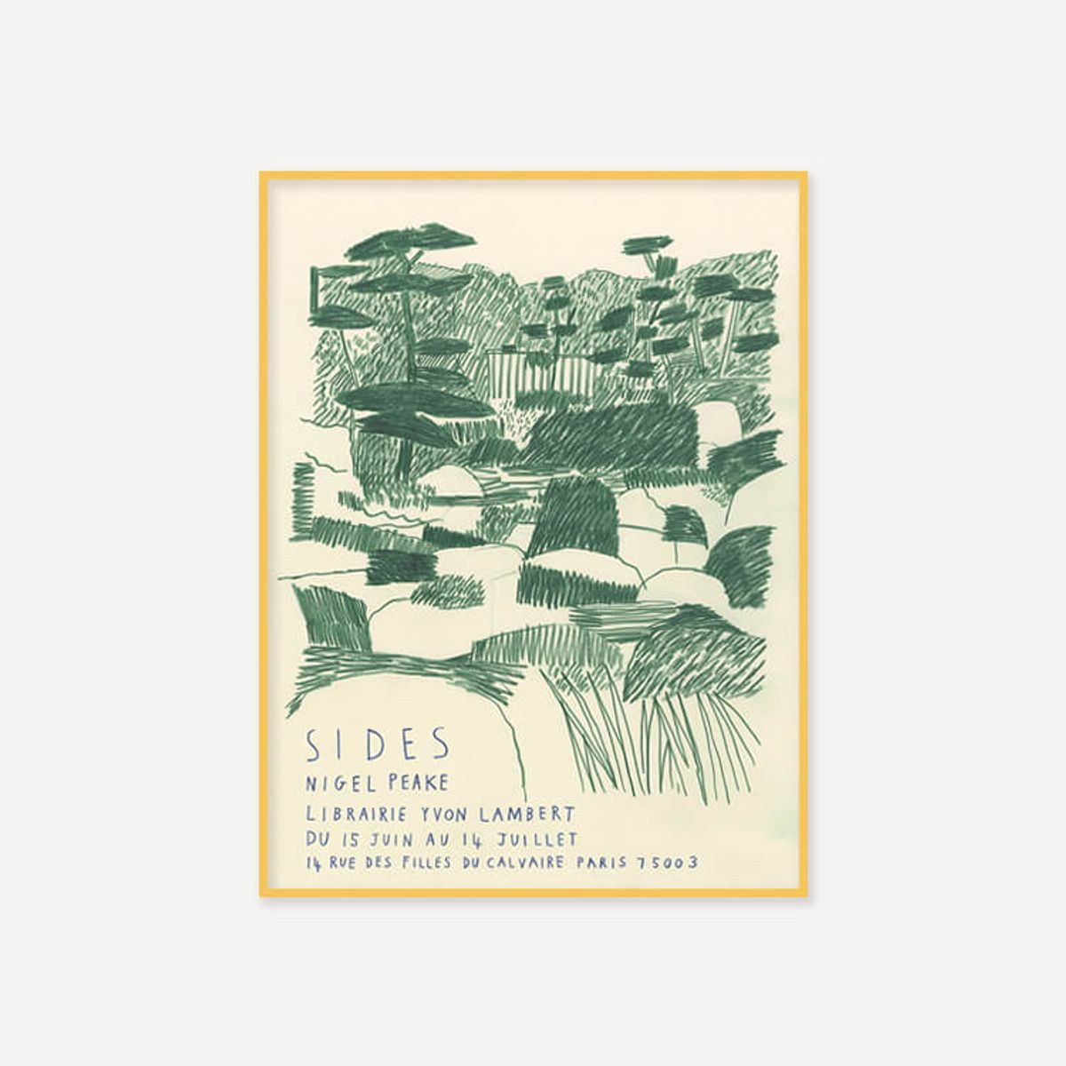 그릿시즌(GREET SEASON) 나이젤 피크 SIDES (액자 포함)