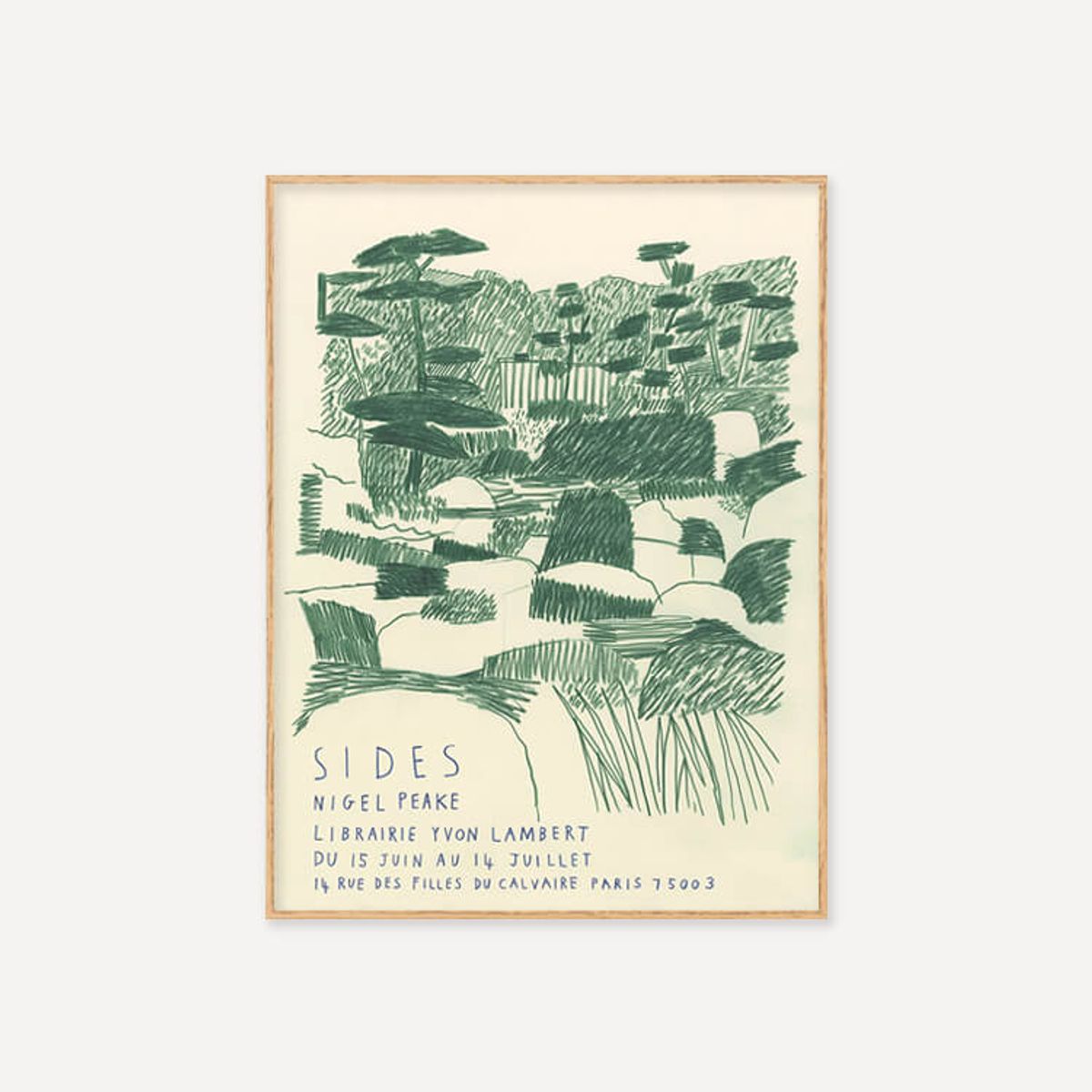 그릿시즌(GREET SEASON) 나이젤 피크 SIDES (액자 포함)