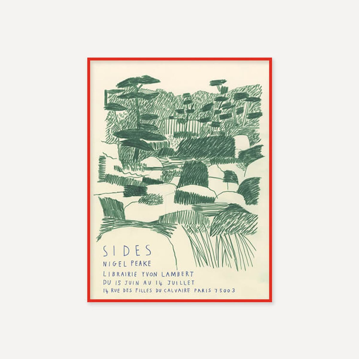 그릿시즌(GREET SEASON) 나이젤 피크 SIDES (액자 포함)