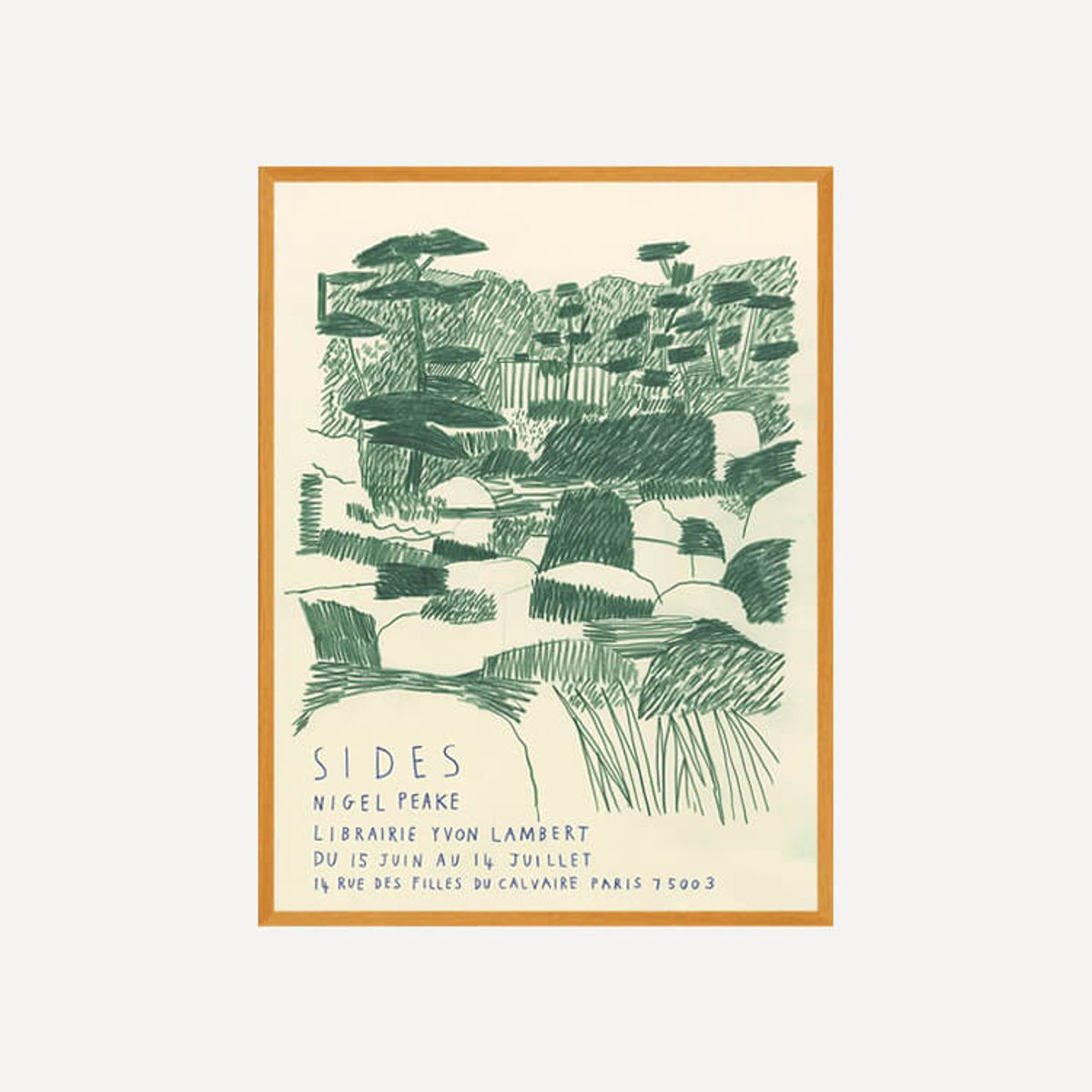 그릿시즌(GREET SEASON) 나이젤 피크 SIDES (액자 포함)