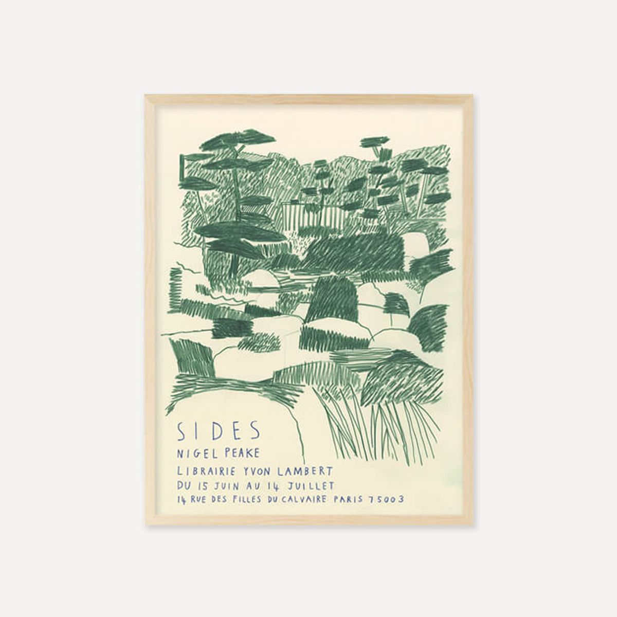 그릿시즌(GREET SEASON) 나이젤 피크 SIDES (액자 포함)