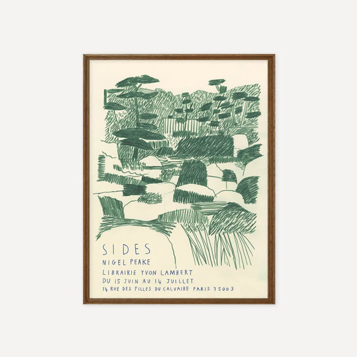 그릿시즌(GREET SEASON) 나이젤 피크 SIDES (액자 포함)