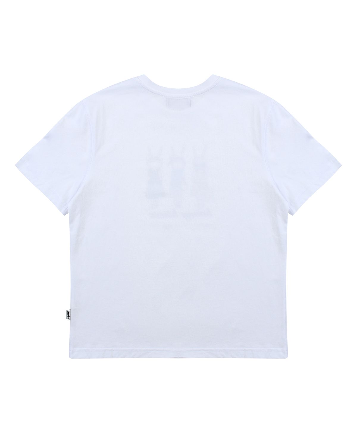 피피라핀(FIFI LAPIN) 원피스룩 드로잉 기본핏 반팔 티셔츠/FM9WTS13F WHITE