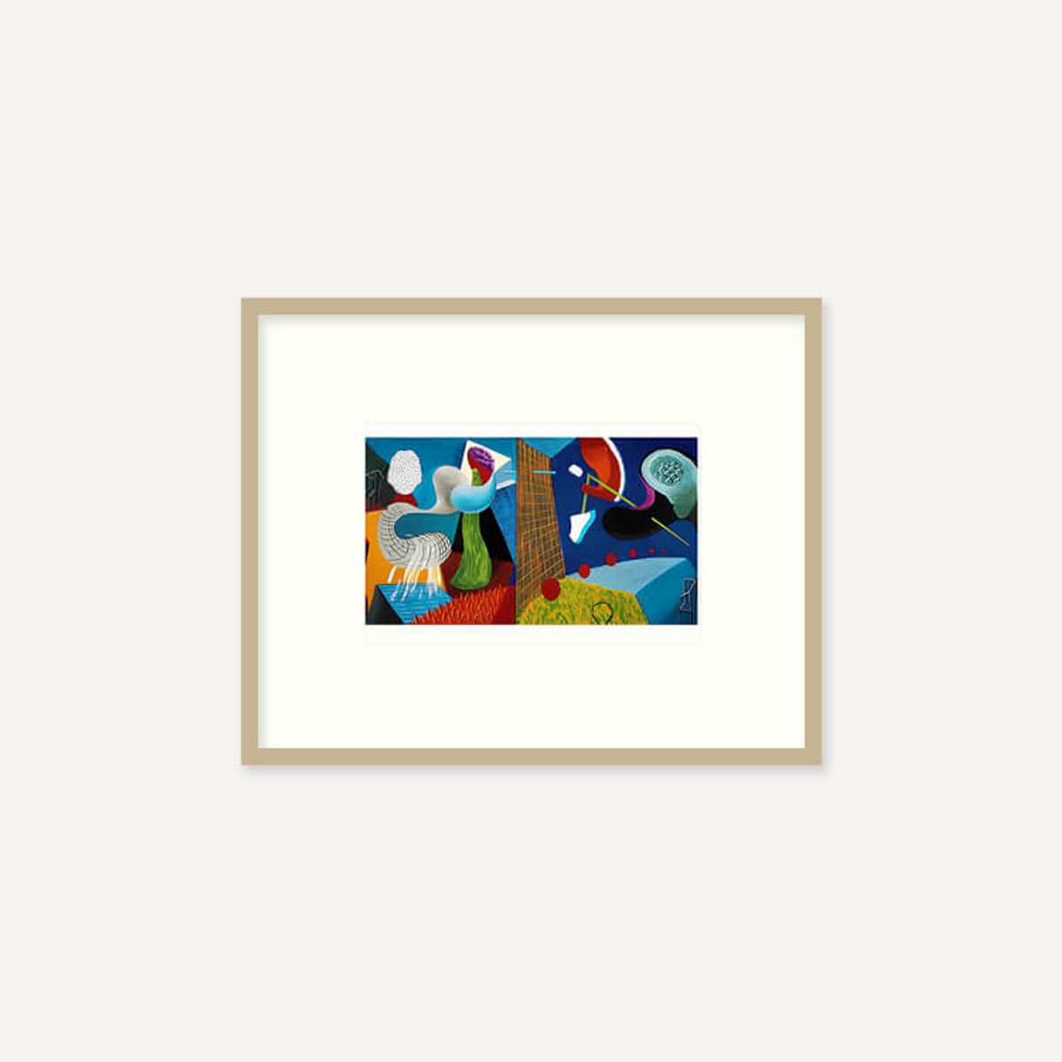그릿시즌(GREET SEASON) 데이비드 호크니 The Other Side, 1993 (small) (액자 포함)