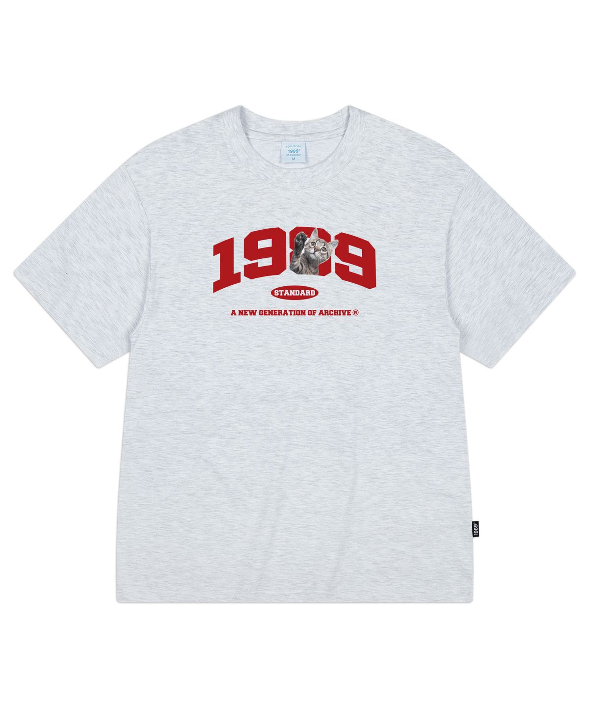1989스탠다드(1989STANDARD) CAT 1989 쿨 코튼 오버핏 반팔(SISSTD-0069)