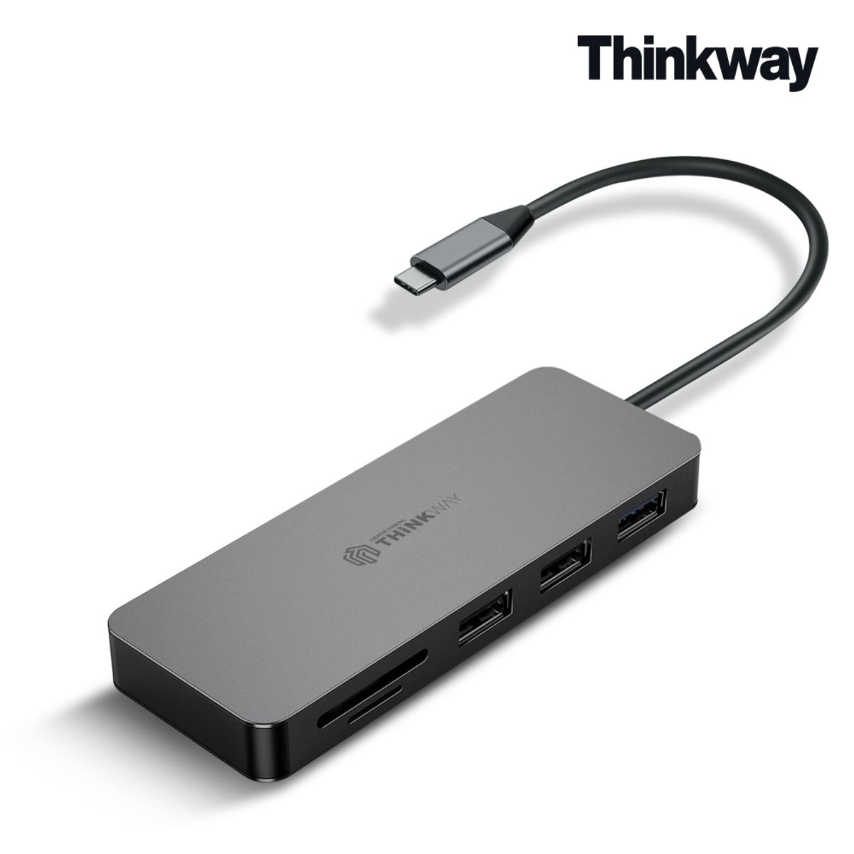 씽크웨이(THINKWAY) Core D34 7in1 HDMI 멀티포트 허브