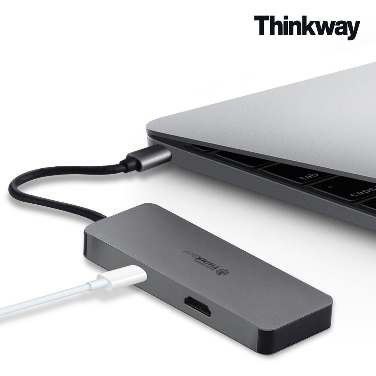 씽크웨이(THINKWAY) Core D34 7in1 HDMI 멀티포트 허브
