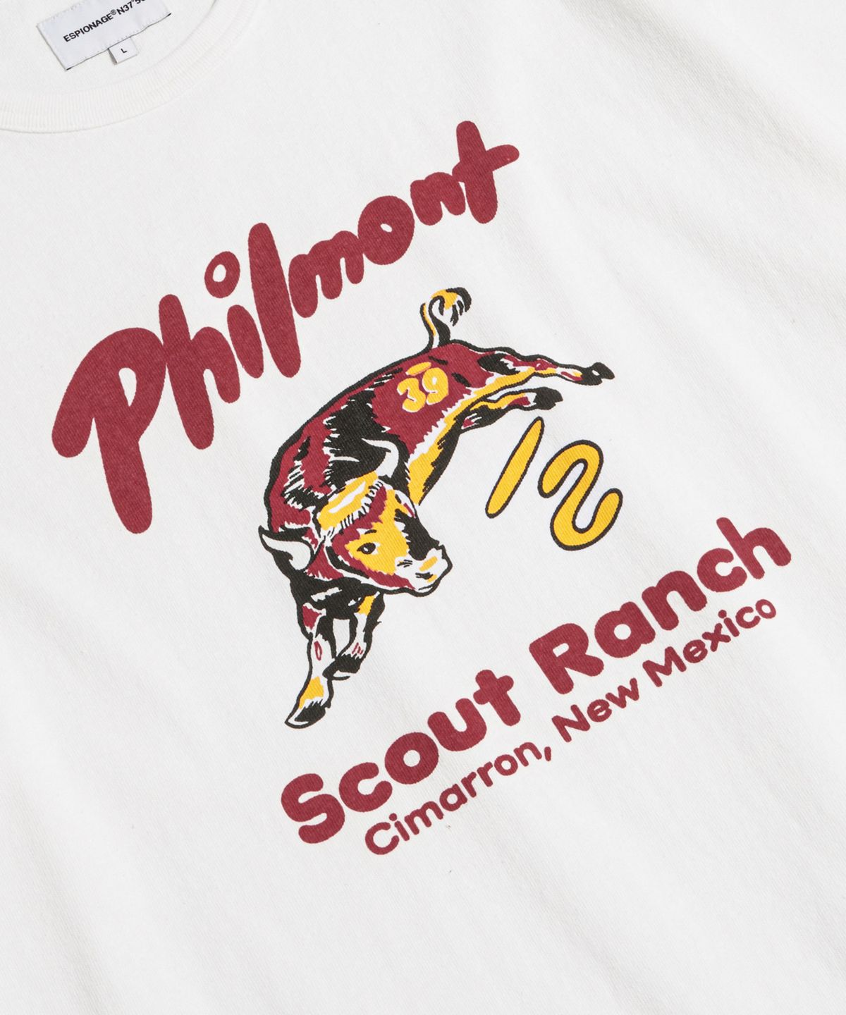 에스피오나지(ESPIONAGE) Philmont SR Heavyweight Tee Off White