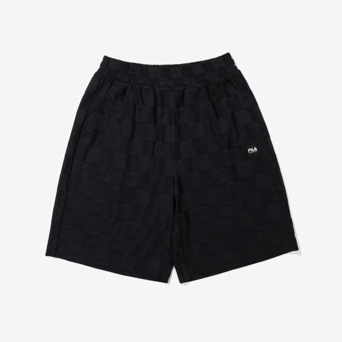 휠라 키즈(FILA KIDS) 자가드 체커보드 반바지(FK2FPG2201MBLK)