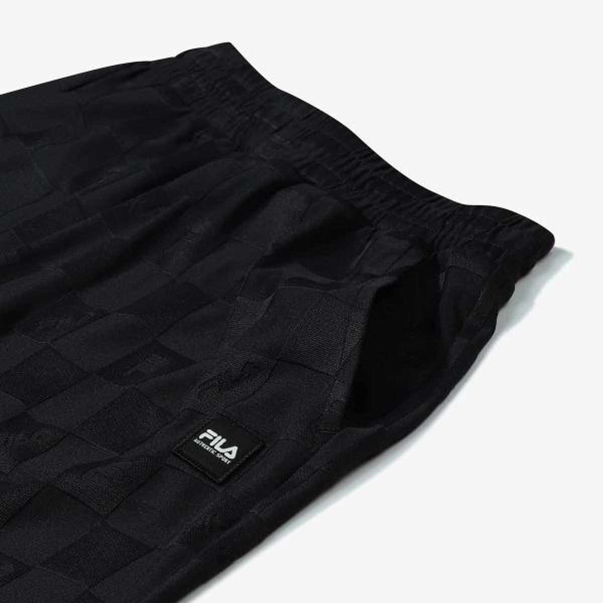 휠라 키즈(FILA KIDS) 자가드 체커보드 반바지(FK2FPG2201MBLK)