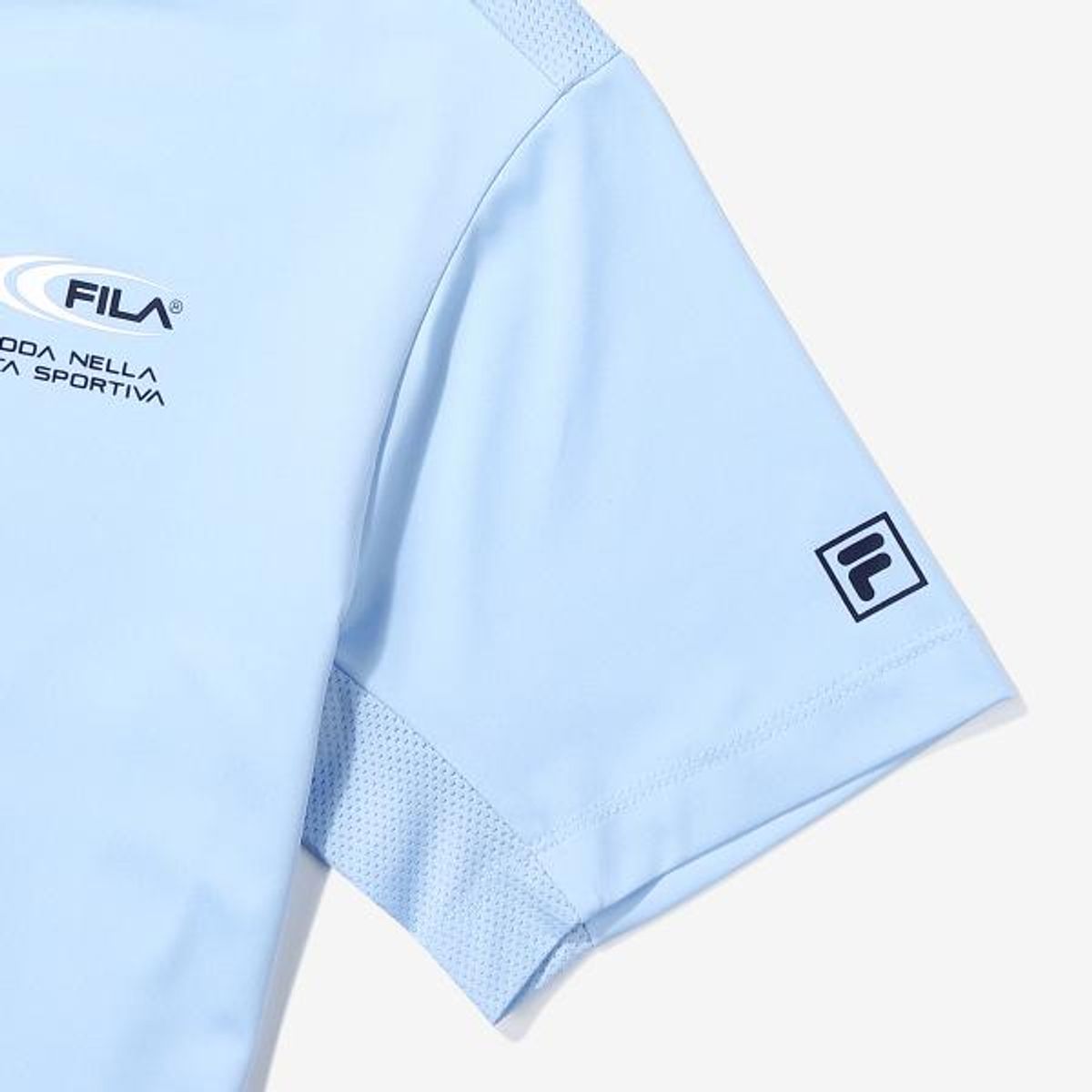 휠라 키즈(FILA KIDS) 퍼포먼스 매쉬 티셔츠(FK2RSG2502MSBU)