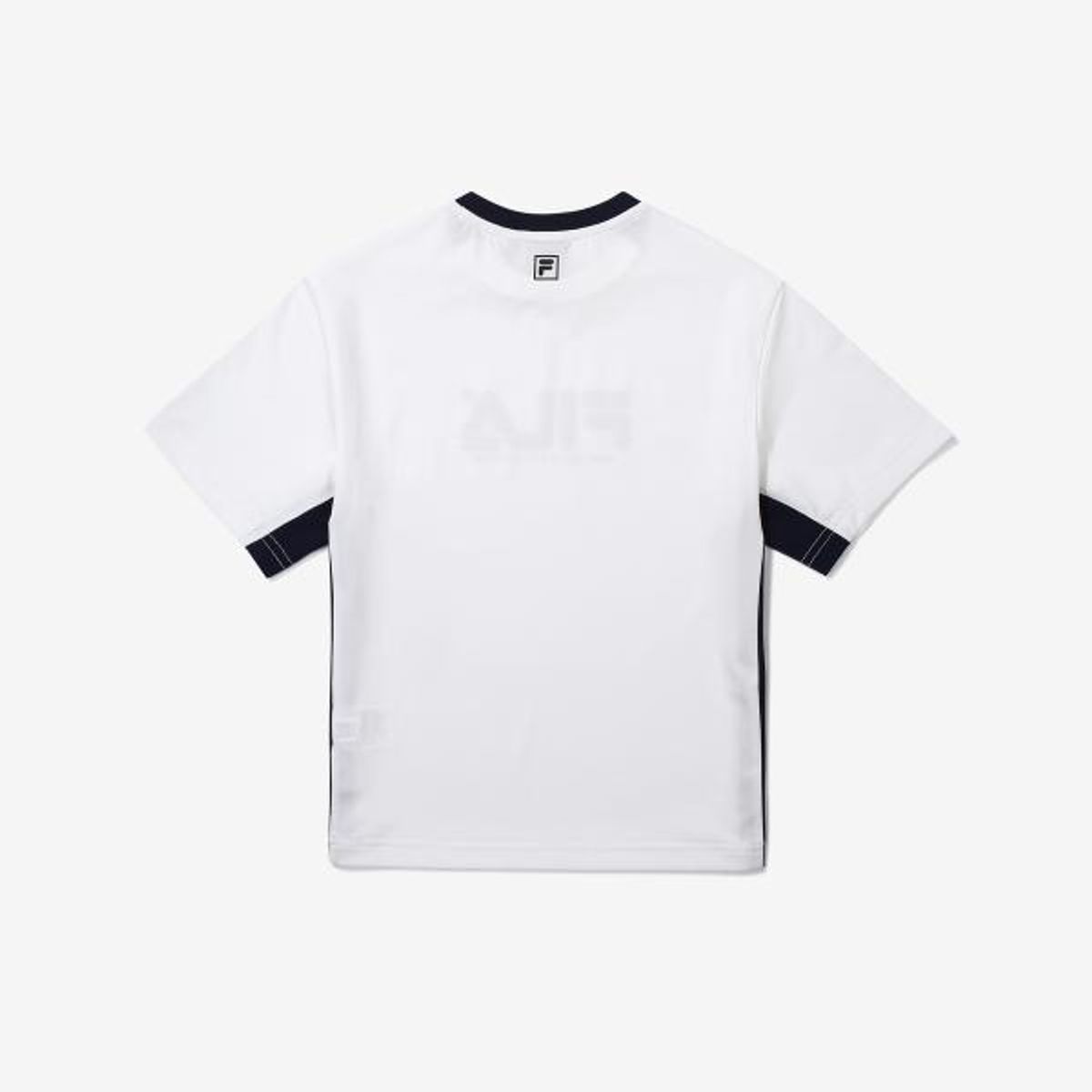 휠라 키즈(FILA KIDS) 퍼포먼스 배색 티셔츠(FK2RSG2501MOWH)