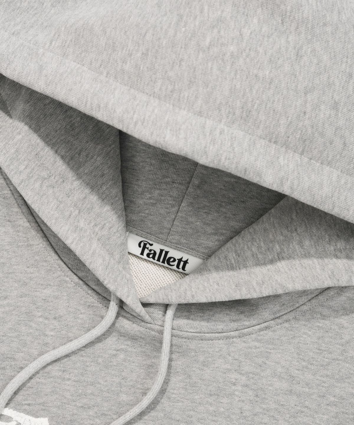 팔렛(FALLETT) 스토리 로고 후드 라이트 그레이