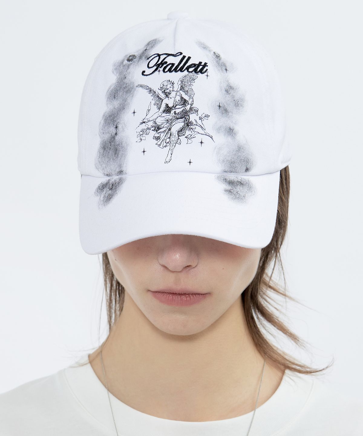 팔렛(FALLETT) 홀리 엔젤 볼캡 화이트