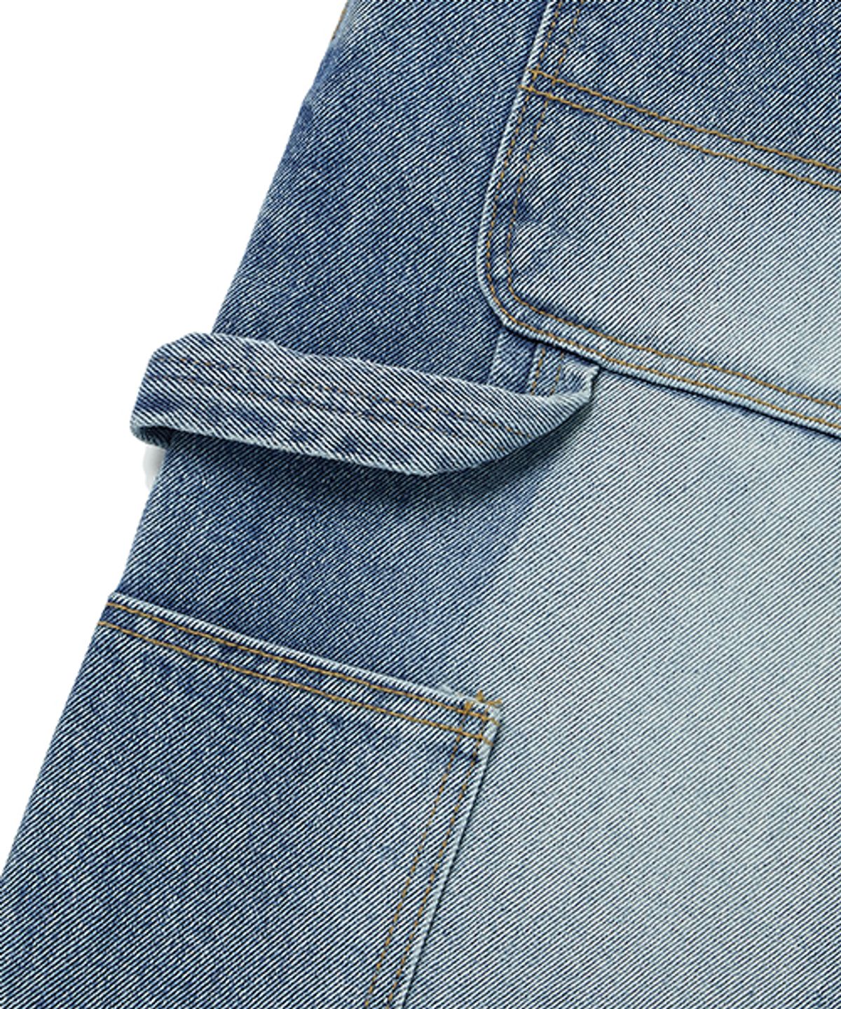 위캔더스(WKNDRS) DRAGGY WORK SHORTS (DENIM)