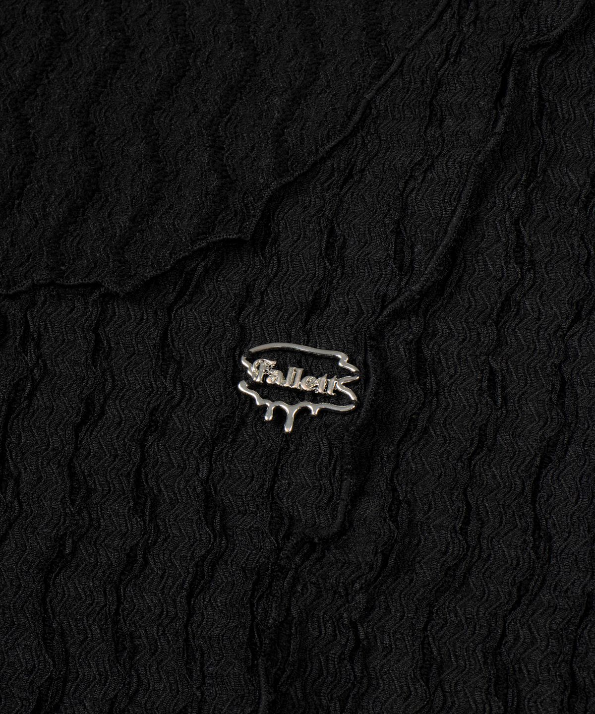 팔렛(FALLETT) 인터로크 버튼 탑 블랙