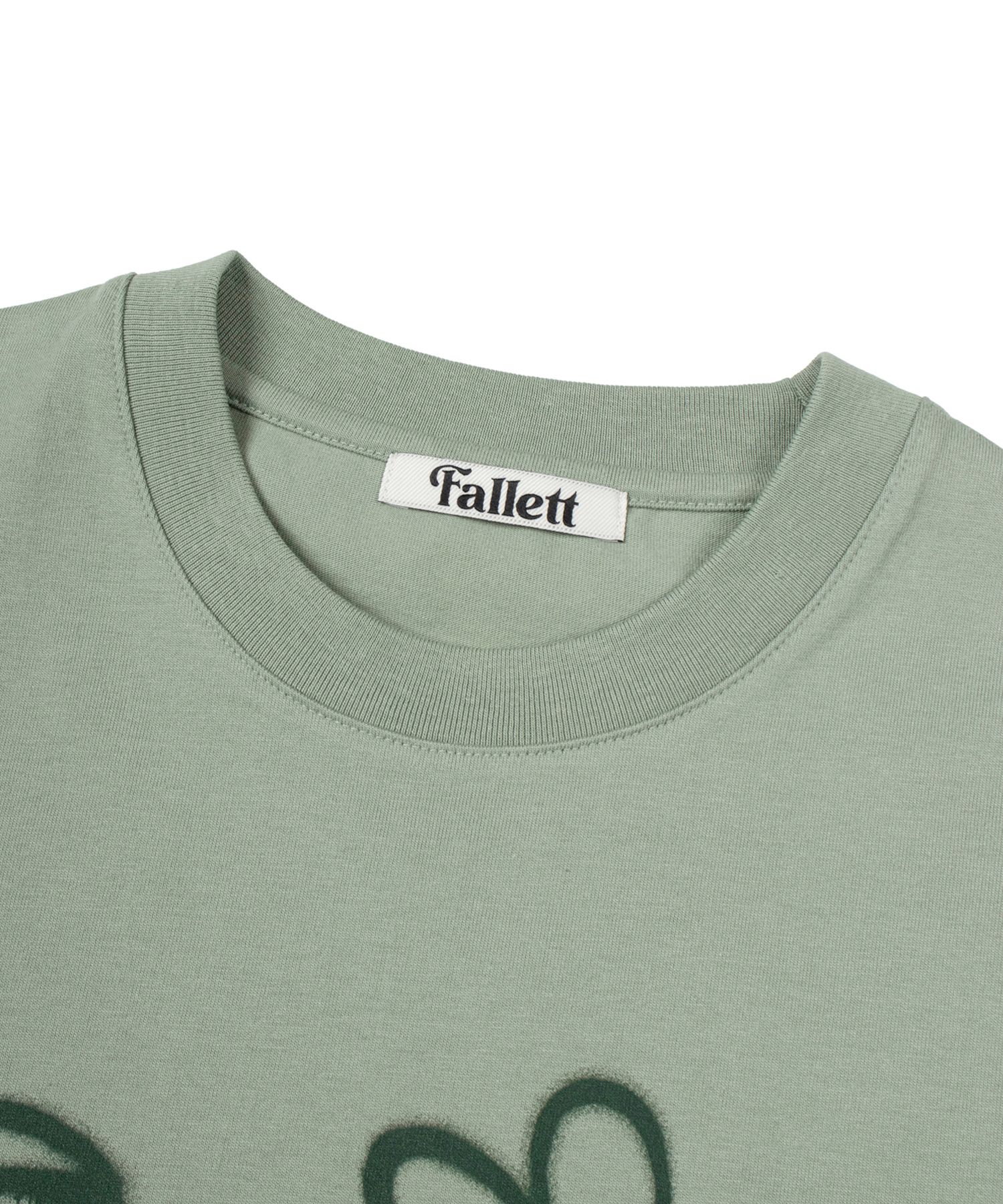 MUSINSA公式 | FALLETT Drawing Nero Short Sleeve T-shirt Mint