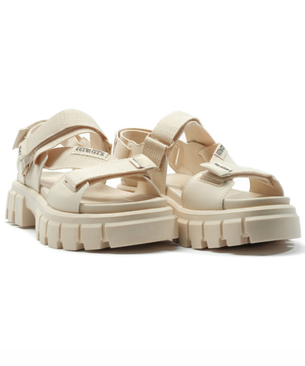 팔라디움(PALLADIUM) 리볼트 베이지 플랫폼 샌들 98578-260-M