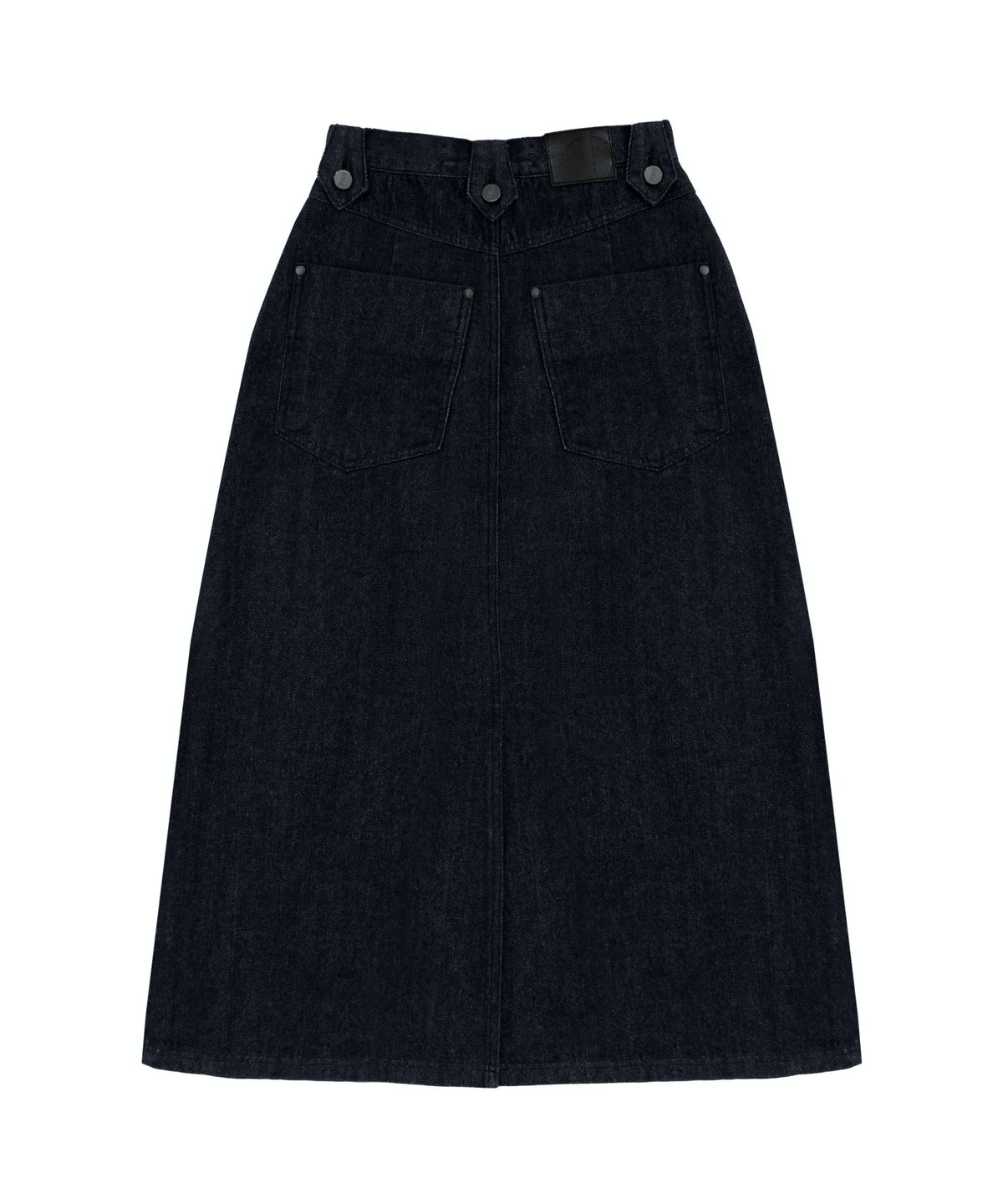 트리밍버드(TREEMINGBIRD) Front Yoke Denim Long Skirt [ Raw Denim ]