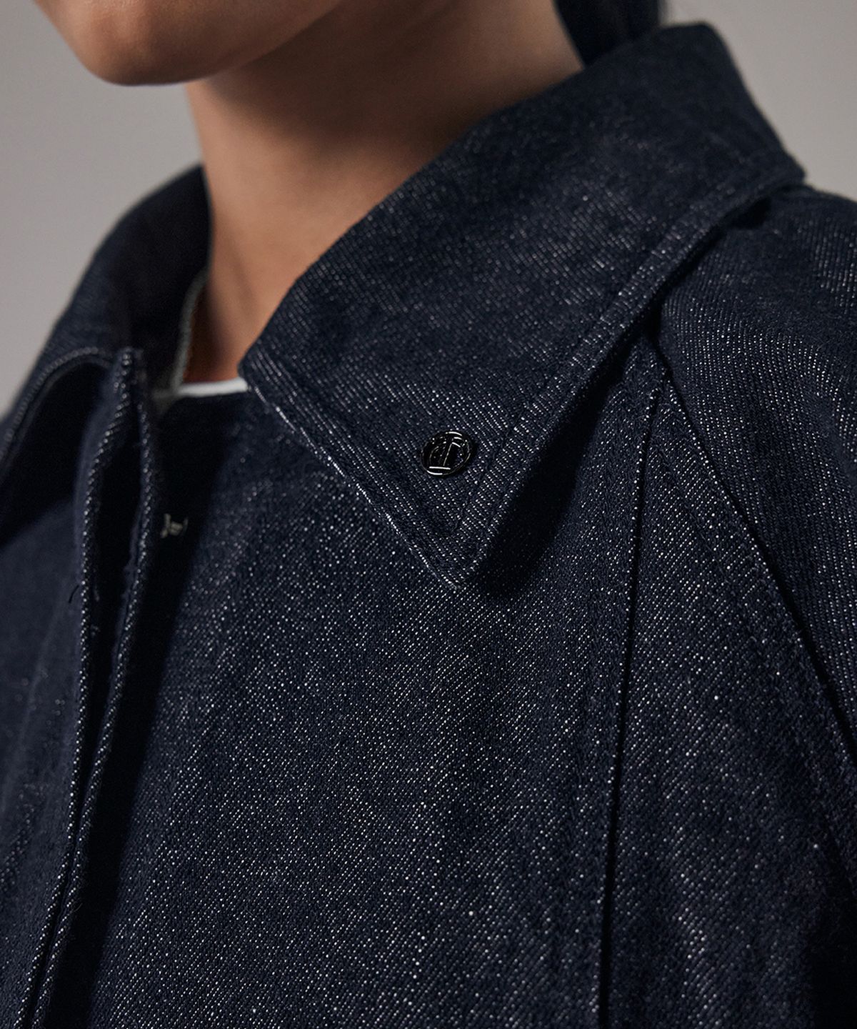트리밍버드(TREEMINGBIRD) Denim 3-way Trench Coat [ Raw Denim ]