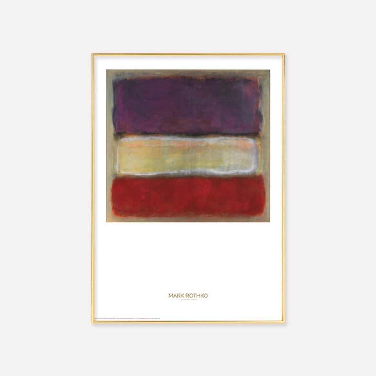 그릿시즌(GREET SEASON) 마크 로스코 Purple, White and Red, 1953 (액자 포함)