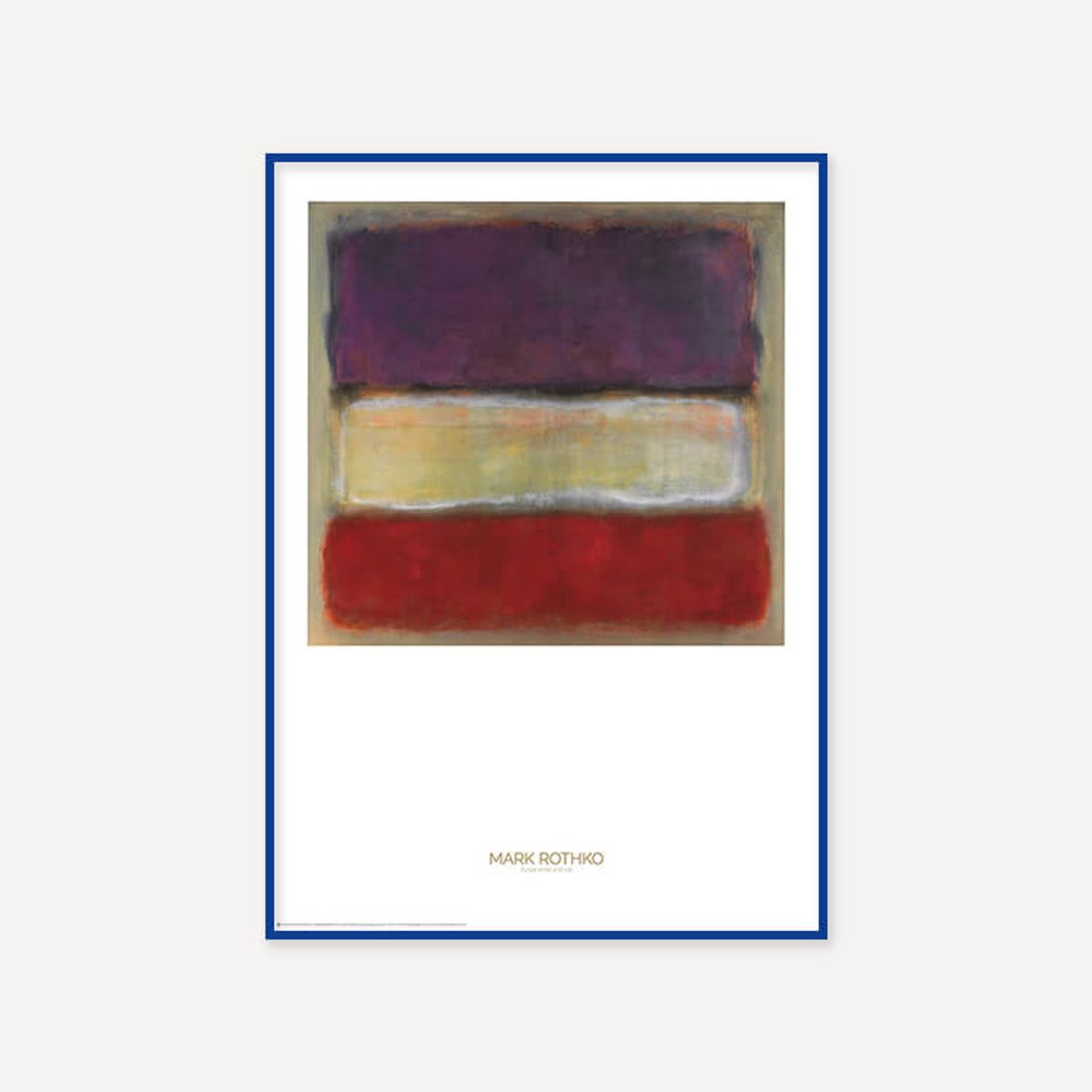 그릿시즌(GREET SEASON) 마크 로스코 Purple, White and Red, 1953 (액자 포함)