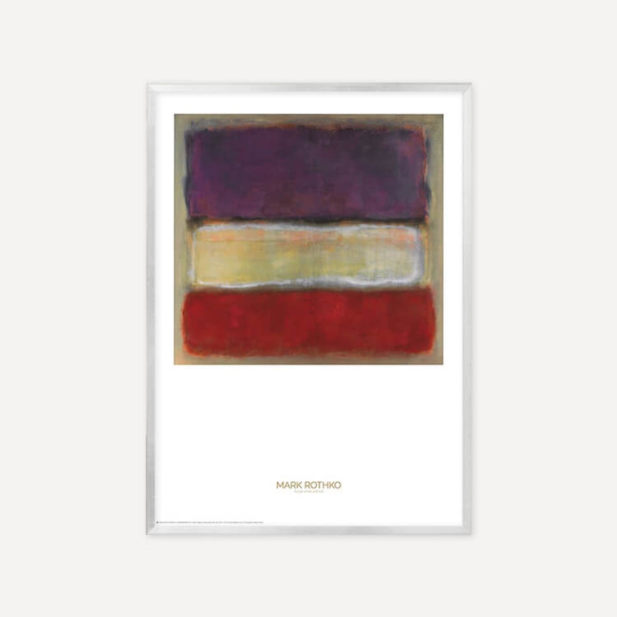 그릿시즌(GREET SEASON) 마크 로스코 Purple, White and Red, 1953 (액자 포함)