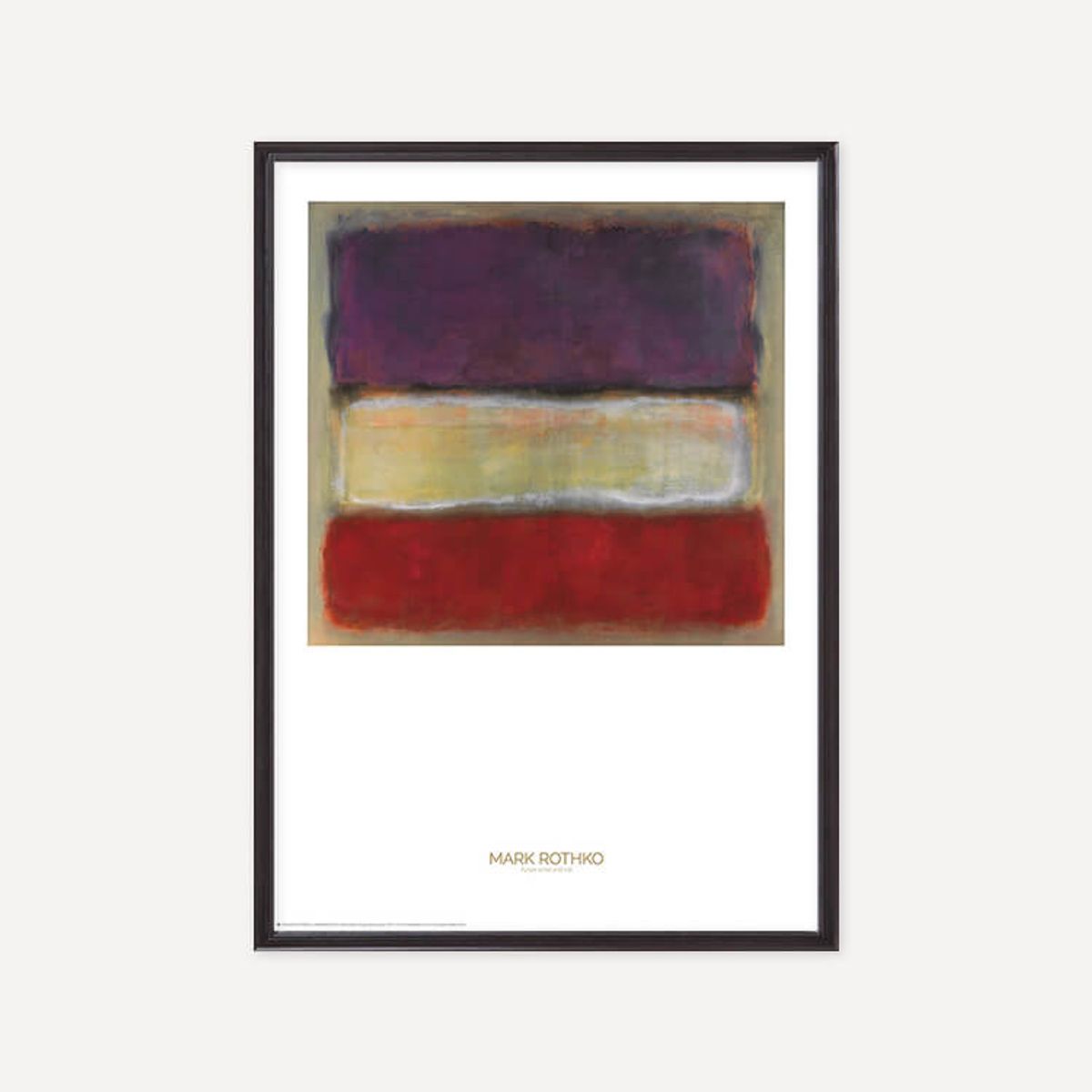 그릿시즌(GREET SEASON) 마크 로스코 Purple, White and Red, 1953 (액자 포함)