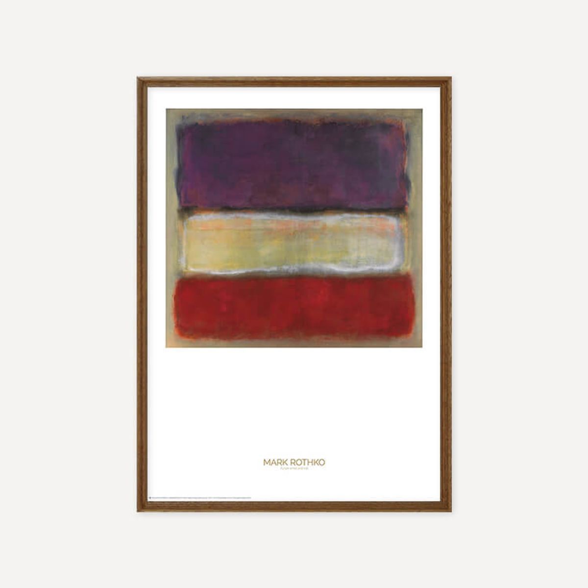 그릿시즌(GREET SEASON) 마크 로스코 Purple, White and Red, 1953 (액자 포함)