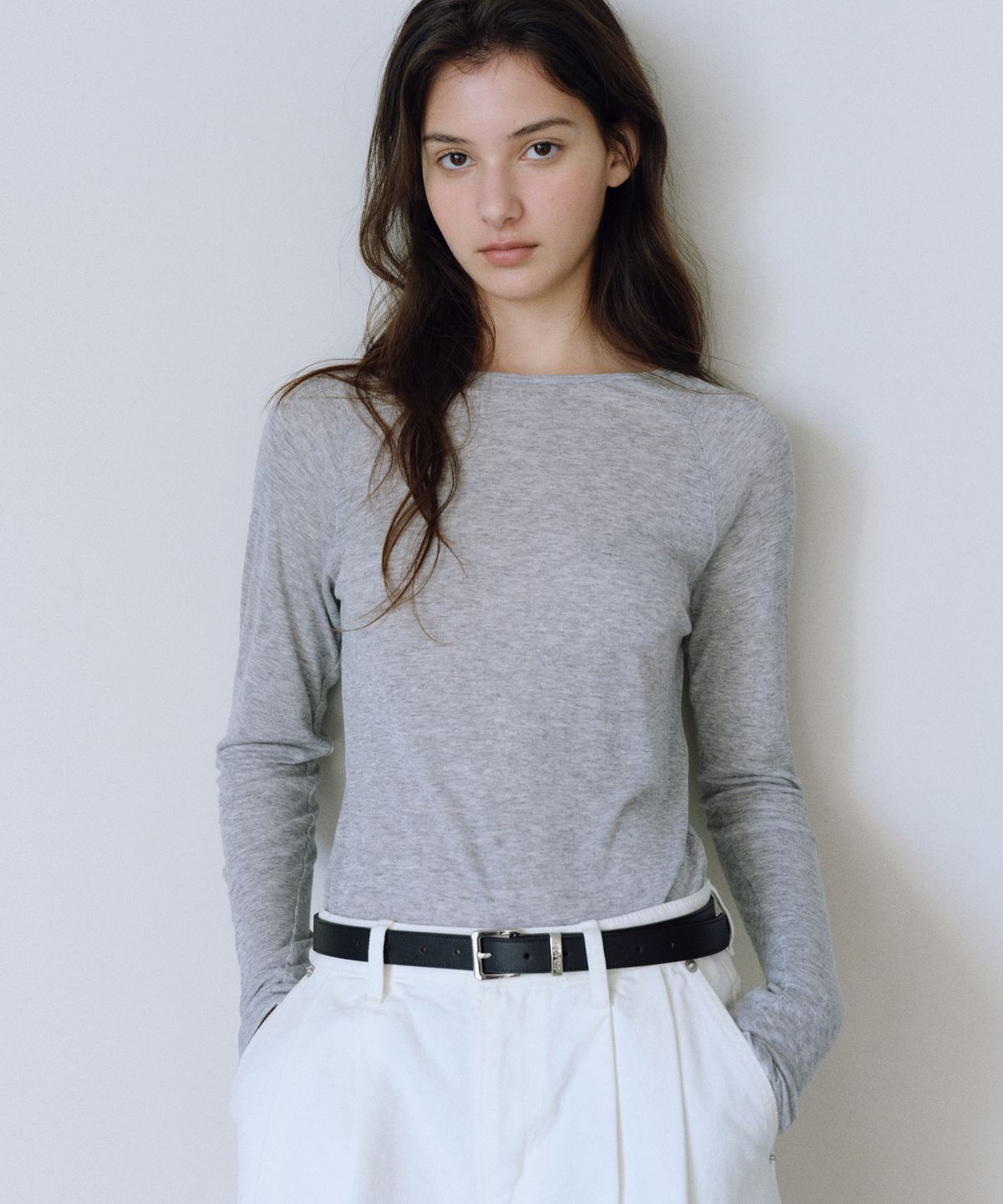 유라고(URAGO) Square leather belt