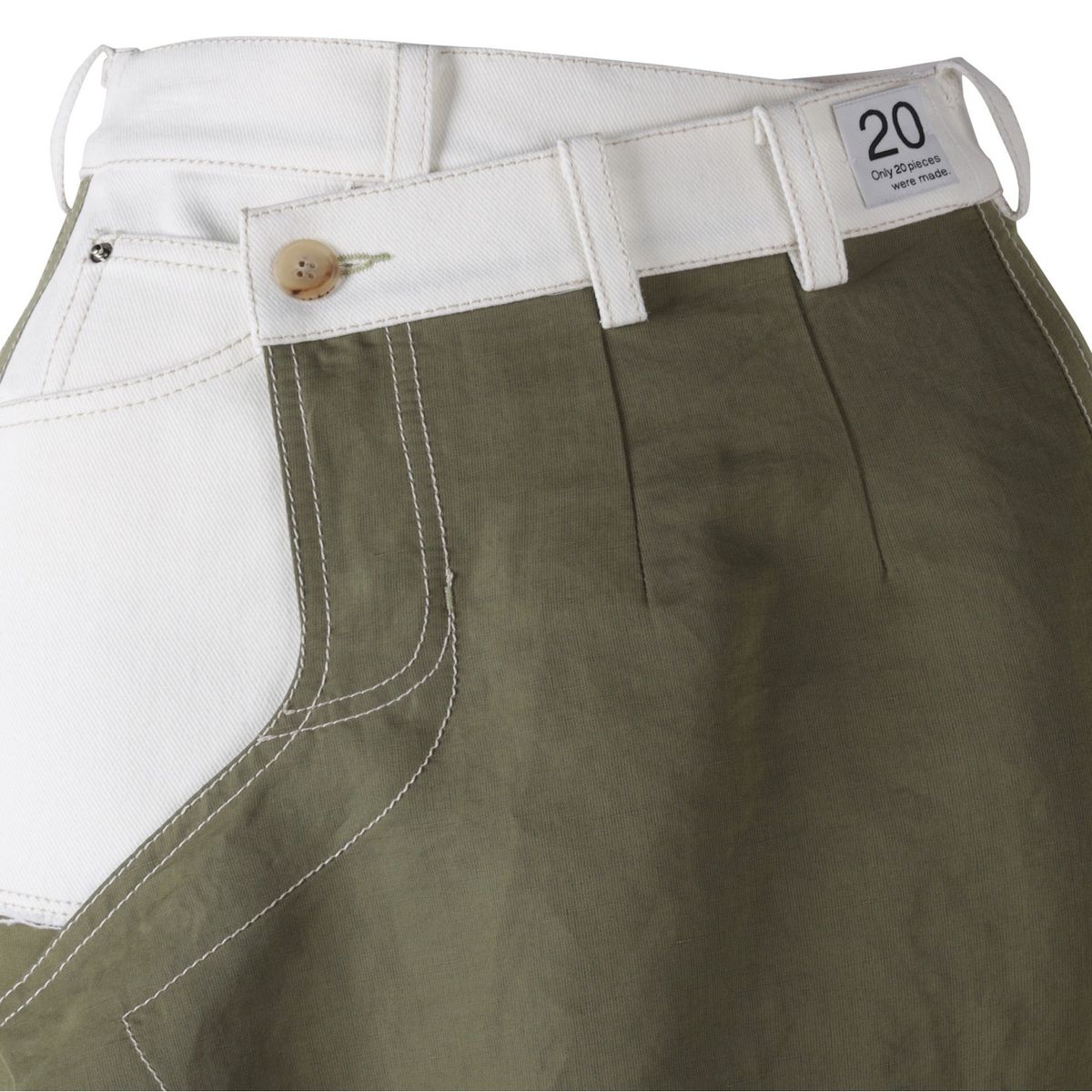 래코드(RECODE) Pants Detail Overlap Skirt_RQKAS24535KHX