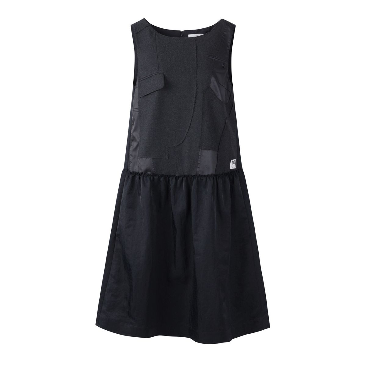 래코드(RECODE) Puzzle Bubble Midi Dress_RQDAS24546BKX