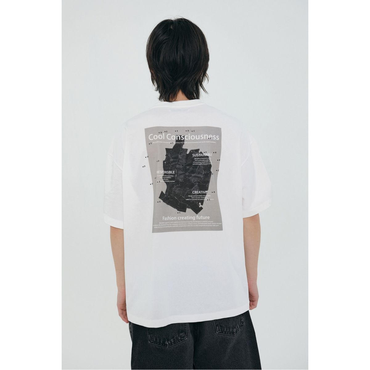 래코드(RECODE) Photo Printing Reversed Top (Verson2)_RJTAM24701WHX