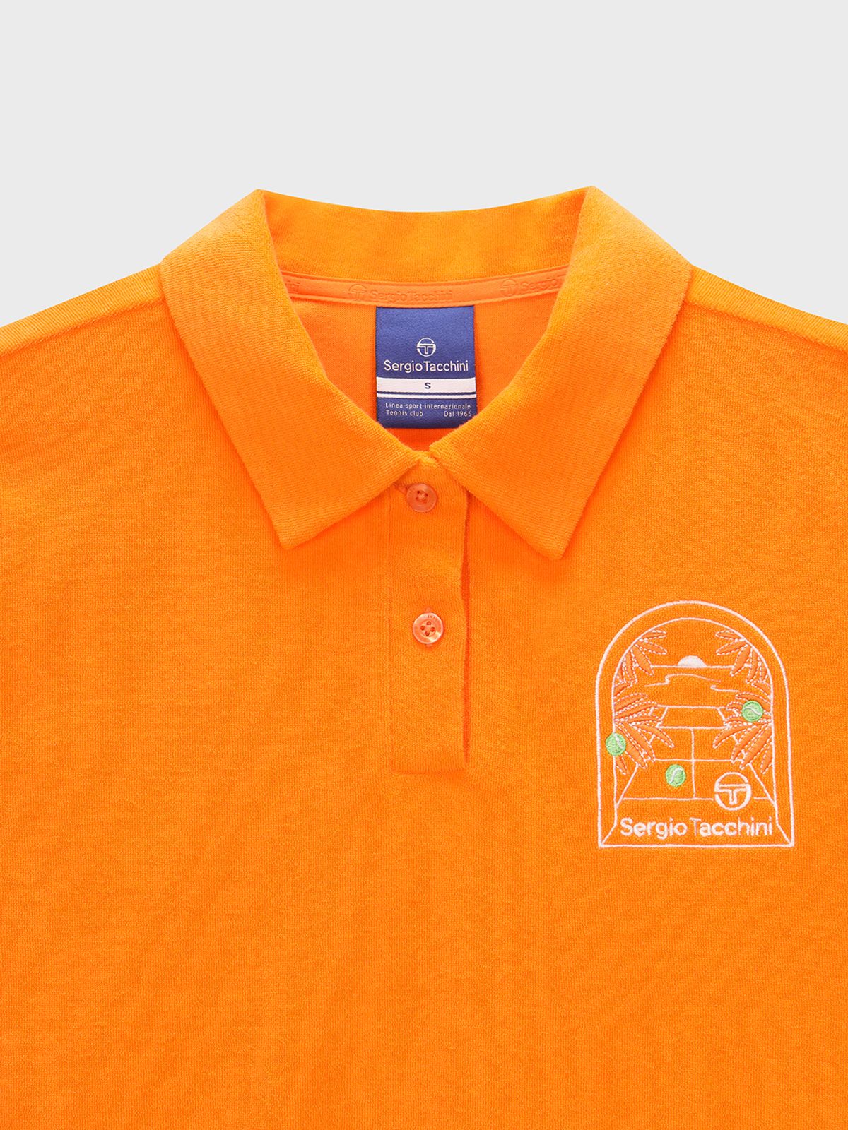 세르지오 타키니(SERGIO TACCHINI) W MC 테리 반팔 폴로 셔츠 (Orange)