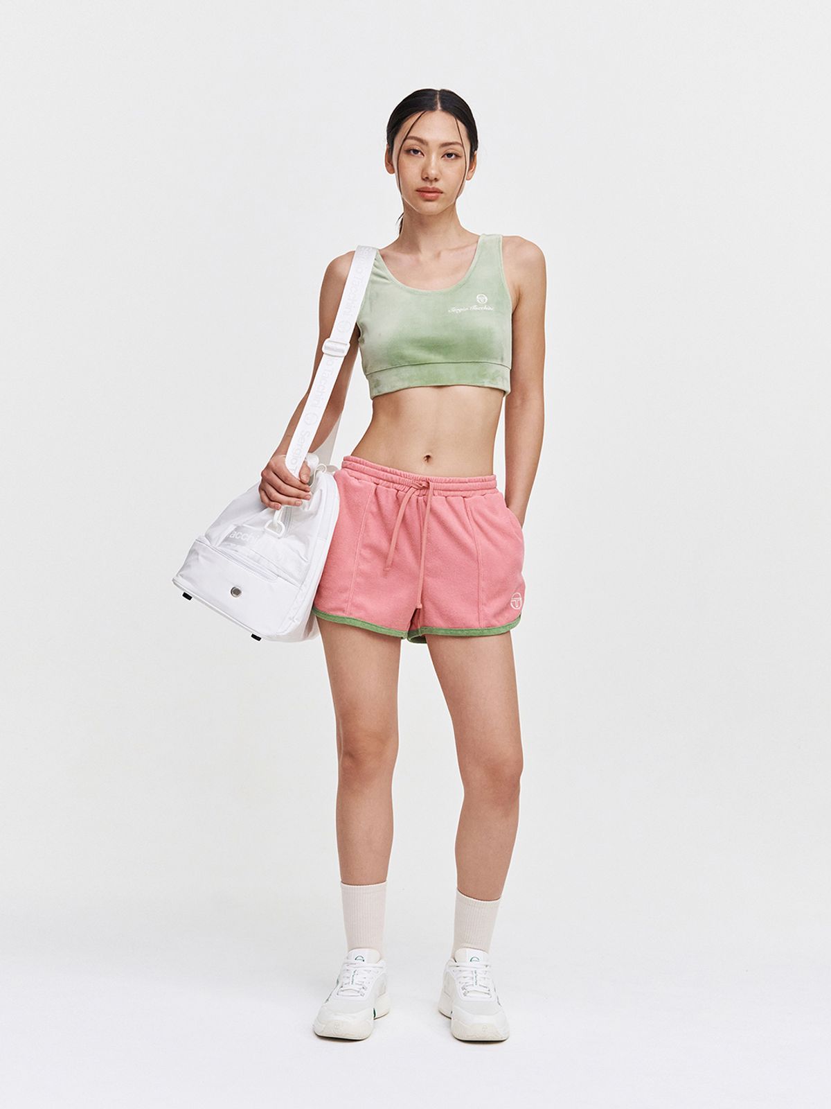 세르지오 타키니(SERGIO TACCHINI) W MC 테리 숏팬츠 (Pink)